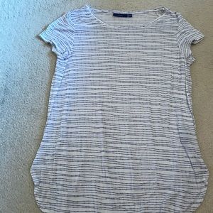 Short Sleeve Blue/White Stripe Tee